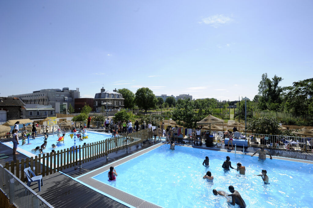 Aménagement de loisirs éphémères par Sun Ice Events.